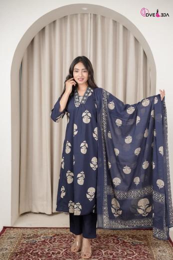 Dveeja leela 3pcs wholesale online kurtis in india in surat